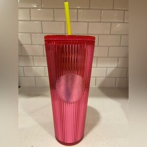 New never used starbucks cup pink